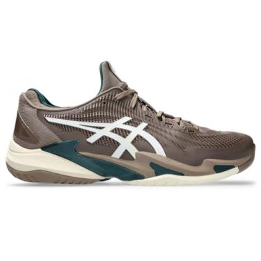 Imagem de ASICS Tênis masculino Court FlyteFoam 3, Cinza-acinzentado/branco, 46