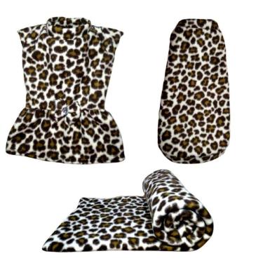 Imagem de Kit Manta, Vestido E Suéter De Inverno - Gg