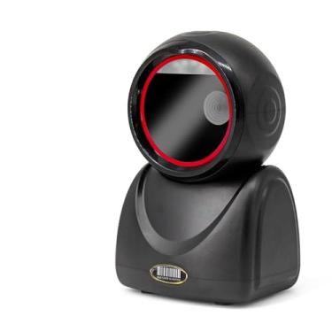 Imagem de Daconovo 1D 2D QR Desktop Scanner de código de barras com fio Plataforma de alta velocidade Leitor de detecção automático mãos-livres Porta USB Plug&Play Compatível com janela Sistema Android Sensor C