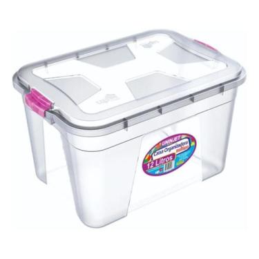 Imagem de Caixa Organizadora Multiuso 12 Litros Transparente - Uninjet