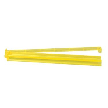 Imagem de Almencla Combo de suporte e empurrador de Mahjong, suporte de ladrilhos Majiang americano moderno e resistente para entretenimento atividades internas, Amarelo Claro