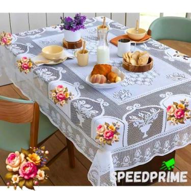 Imagem de Toalha de Mesa Renda 6 Lugares Escolha Sua Estampa !! - speedprime, Ve