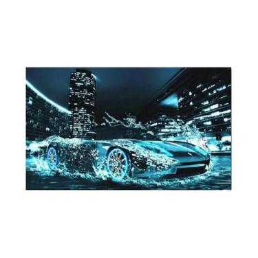 Imagem de Arte De Parede Em Lona De Carro Esportivo Lamborghini Vermelho, Decora