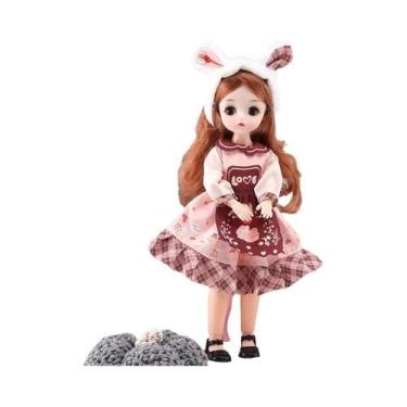 Imagem de Boneca BJD Anime De 30cm Com Roupas De Princesa, Saia Loli, Brinquedo 