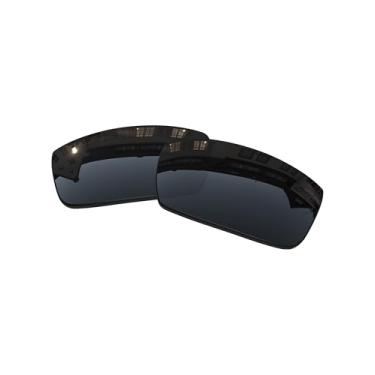 Imagem de OOWLIT Lentes de substituição compatíveis com óculos de sol Oakley Twitch pretas não polarizadas