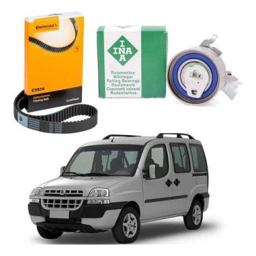 Imagem de Kit Correia Dentada Tensor Doblo 1.8 8v 2002 A 2010 - Continental