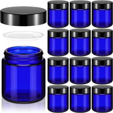 Imagem de Frascos de vidro Norme 4 onças/120 ml com tampas à prova de vazamentos
