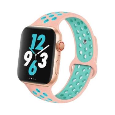 Imagem de Pulseiras De Silicone Para Apple Watch De 45mm, 44mm, 49mm, Ultra2, 40