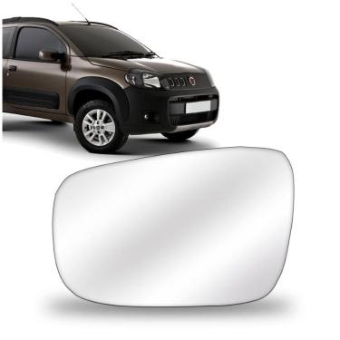Imagem de Lente Retrovisor Uno Way 2010 2011 2012 2013 Com Base