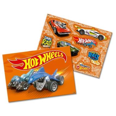 Imagem de Kit Decorativo Festa Hot Wheels - 1 Unidade Festcolor Rizzo