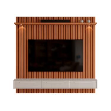 Imagem de Rack Bancada com Painel para Tv de até 75" com Led Bel