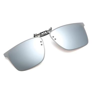 Imagem de Óculos de visão noturna polarizados com clipe e proteção UV para ciclismo, direção e equitação, óculos de sol para homens e mulheres, 5,13,9 * 4,4 cm