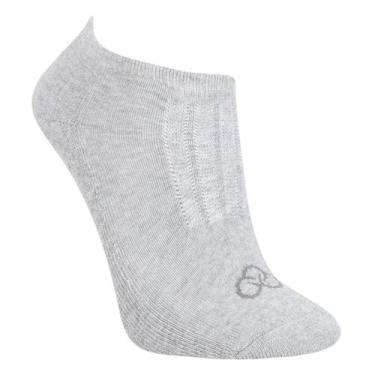 Imagem de Meia Olympikus Cano Invisível Masculina, Mescla, 39/44