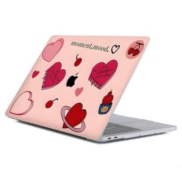 Imagem de Capa compatível com MacBook Air 13 polegadas versão 2022-2018 modelo A2337 M1 M2 A2681, capa protetora de arte para Air13 Retina Display com Touch ID-Cherry Blossom Heart,13.3 Air (A1932/A2179/A2337)