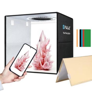 Imagem de Kit de fotografia Light Box PULUZ 30x30cm com luz LED CRI 97
