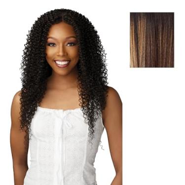 Imagem de Sensationnel Dashly Lace Front Wig - Unit 54 Hand Tied Laceparting Ear to Ear Synthetic (BALAYAGESUNKISSED)