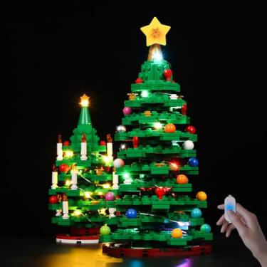 Imagem de Nitemode LED Light Kit Compatible with Lego Christmas Tree 40573, Upgraded Brightness Adjustable Lighting Accessories(No Model)