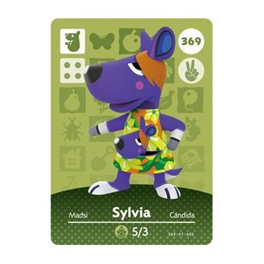 Imagem de Sylvia - Nintendo Animal Crossing Happy Home Designer Series 4 Amiibo Card - 369