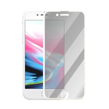 Imagem de Gshield Película Privacidade Escura com Bordas Brancas nas Laterais para iPhone 7/8/SE 2/SE 3