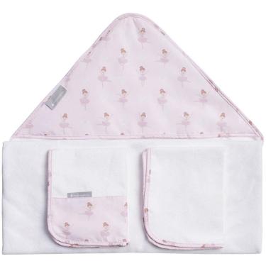 Imagem de Conjunto De Toalhas 3Un Masterbag Ballet Rosa