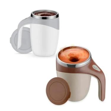 Imagem de Caneca Copo Mixer Eletrica Térmica De 380ml - MEGALU DROP RIO