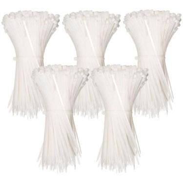 Imagem de Abraçadeira Nylon Enforca Gato 2,5X150Mm Branco Com 500 Un - Tradestar