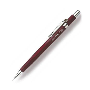 Imagem de Lapiseira 0.5mm P205 Japonesas Ebitchá Vermelho - Pentel