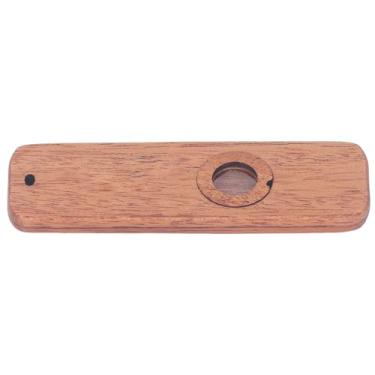 Imagem de Mingzhe Instrumento Musical Profissional de Mogno Kazoo para Crianças de Desempenho Adulto (Quadrado 118 mm / 4,6in)