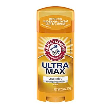 Imagem de ARM & HAMMER ULTRAMAX Desodorante antitranspirante sólido sem perfume 74 g (pacote com 9)