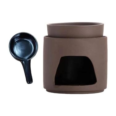 Imagem de IEUDNS Aquecedor de óleo essencial com colher para vela e difusor perfumado para casa, escritório e quarto