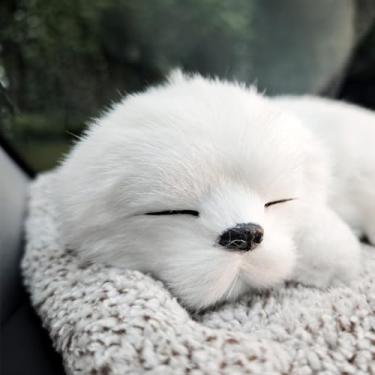 Imagem de Geermolan Acessórios de carro, decorações de painel, bonecas de animais, decoração de painel para mulheres, para meninas fofas, ornamentos de mesa, presentes contendo carvão de bambu para absorção de