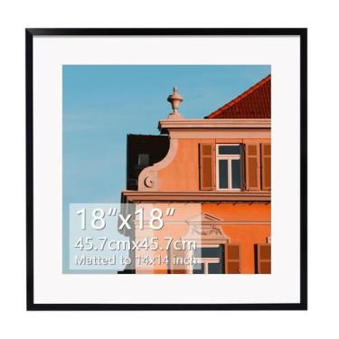 Imagem de Porta-retratos Rempry 18x18 cm para 14x14 cm com tapete ou 18x18 cm