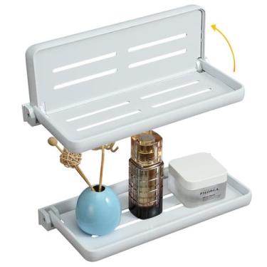 Imagem de Estante Plegable SKIKEN Blanco de Aluminio Impermeable 30x13cm Paquete