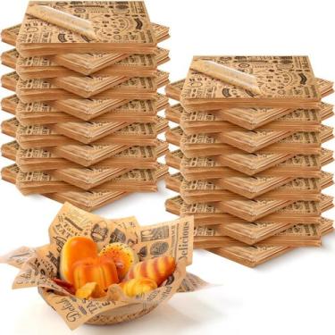 Imagem de Folhas de papel de cera Outus 3000 unidades 30 x 30 cm resistentes a g