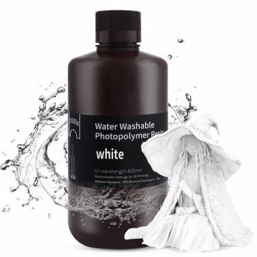 Imagem de Resina de impressora 3D ELEGOO lavável com água 405nm 1000mL branca - 