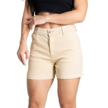 Imagem de Shorts Sarja Sawary - 281687 - amarelo 46, Amarelo, 46