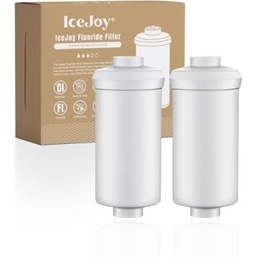 Imagem de IceJoy Filtros de água de filtragem de 6 estágios (conjunto de 2) para sistema de filtro de água - Substituição para filtros de flúor Berkey PF-2, Berkey e outros sistemas de filtro de água por