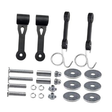 Imagem de Generic Conjunto de trava para cortador de grama, peça de reposição de hardware, fácil de instalar, montagem de reparo para ensacador de trator para decks de