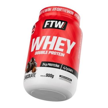 Imagem de 100% Whey Double Protein Pote 900g Sabor Chocolate - FTW - FITOWAY LAB