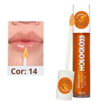 Imagem de Hologloss Mel Cor 14 Labial Top Beauty Mel
