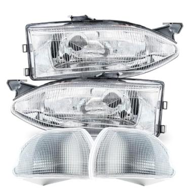 Imagem de Par Farol Palio Siena Strada Weekend + Pisca Cristal 96 97 98 99 00 01 02