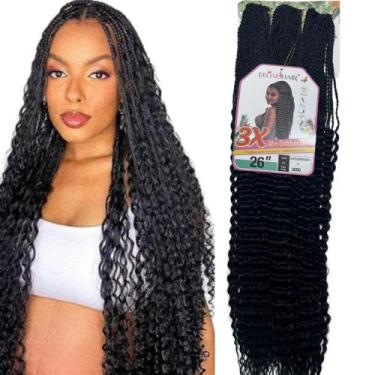 Imagem de Cabelo Cacheado Trança Torcido Super Natural Novidade Goddes - bbless,