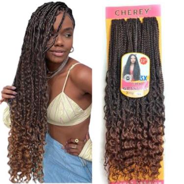 Imagem de Cabelo Sintético Gypsy Cherey Pronto Pra Usar Crochet Braids, #1B/30