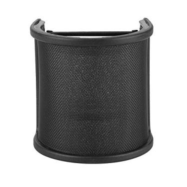 Imagem de Cryfokt Máscara de Filtro Pop de Estúdio de Gravação de Microfone Multicamadas Evita Respingos de Saliva para Palco, Sala de Transmissão ABS + Malha de Ferro