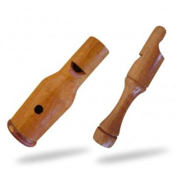 Imagem de Apito Inhambu Açu 09 + Apito Jaó 30 Pios em madeira profissionais