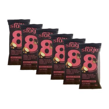 Imagem de Kit 6X: Barra de Proteína Chocolate/Amêndoas WinStage 54g