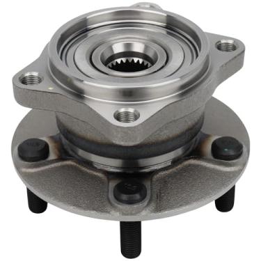 Imagem de Conjunto de cubo e rolamento de roda traseira esquerda/direita AWD DRIVESTAR 512291 para Mitsubishi Endeavor 2004 2005 2006 2007 2008 2010 2011, 5 terminais sem ABS