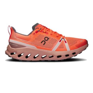 Imagem de On Tênis de corrida feminino Cloudsurfer Trail, Flame - Dustrose, 38