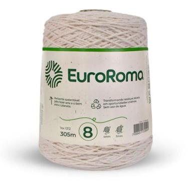 Imagem de Barbante CRU 400G 4/8 Fios Rolo 305M - Euroroma