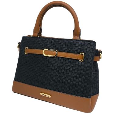 Imagem de Bolsa Feminina Moderna Alça Removivel Detalhe Metal Chenson